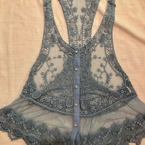 Venus Lace razor back top